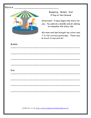 Carnival Worksheet Preview