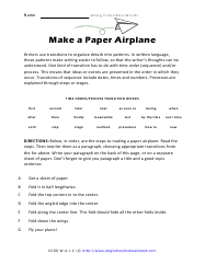 Transition words in a compare and contrast essay