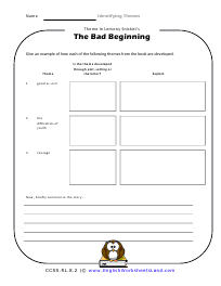 The Bad Beginning Preview