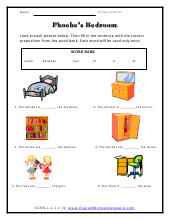 worksheet land english answers of Prepositions Worksheets Use