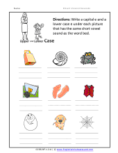 Upper and Lower Case Preview Worksheet Preview