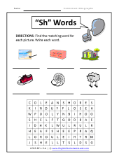 Sh Words Preview Worksheet Preview