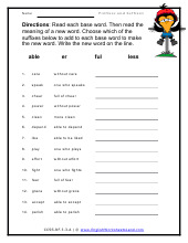 -Able Suffix Lesson Preview
