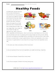 Healthy Foods Preview