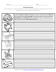english creative writing worksheets for grade 3 pdf