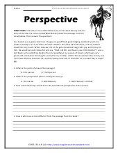 Comparing Firsthand and Secondhand Accounts of Events Worksheets