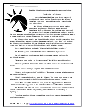 4th grade reading comprehension worksheets