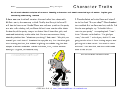 Character Traits Preview