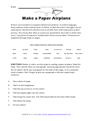 Make a Paper Airplane Preview