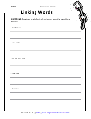 Linking Words Preview