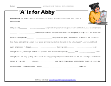 A For Abby Preview