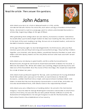 John Adams Preview