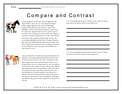 Compare and Contrast Preview