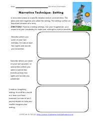 Narrative Technique: Setting Preview