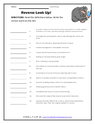 grade 7 spelling worksheets