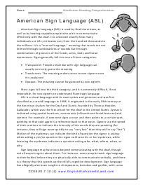 Grade 7 Nonfiction Reading Comprehension Worksheets