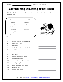 Deciphering Meaning from Roots Preview