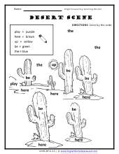 Desert Scene Lesson Preview