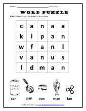 Word Puzzle Lesson Preview