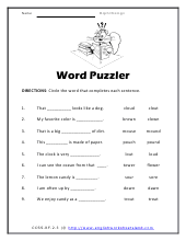 Word Puzzler Preview