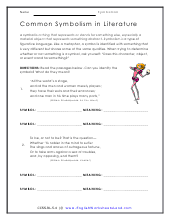 Symbolism Worksheets