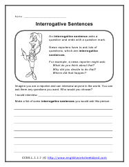 Interrogative Sentences Preview