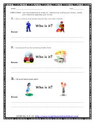 Making Inferences Worksheets