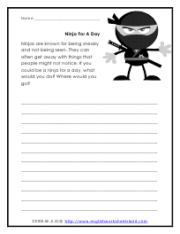 creative writing topics for grade 2 with pictures