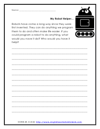 3rd grade writing worksheet