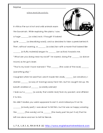 Africa Mad Libs Preview